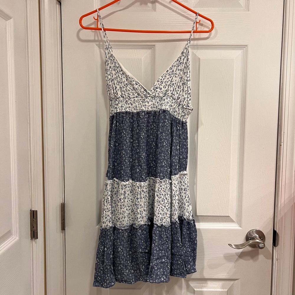 Ocean Drive Tiered Floral Mini Dress